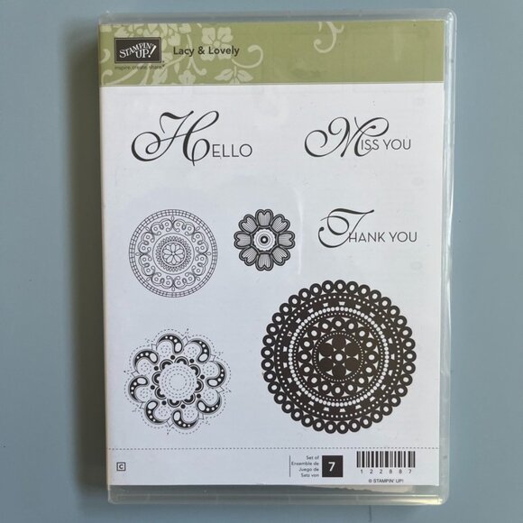Stampin' Up! Lacy & Lovely Stamp Set 122887 - Picture 1 of 2